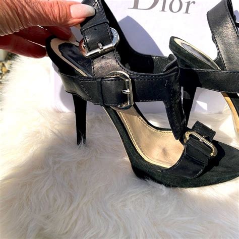 dior strappy heels|Dior ladies heels.